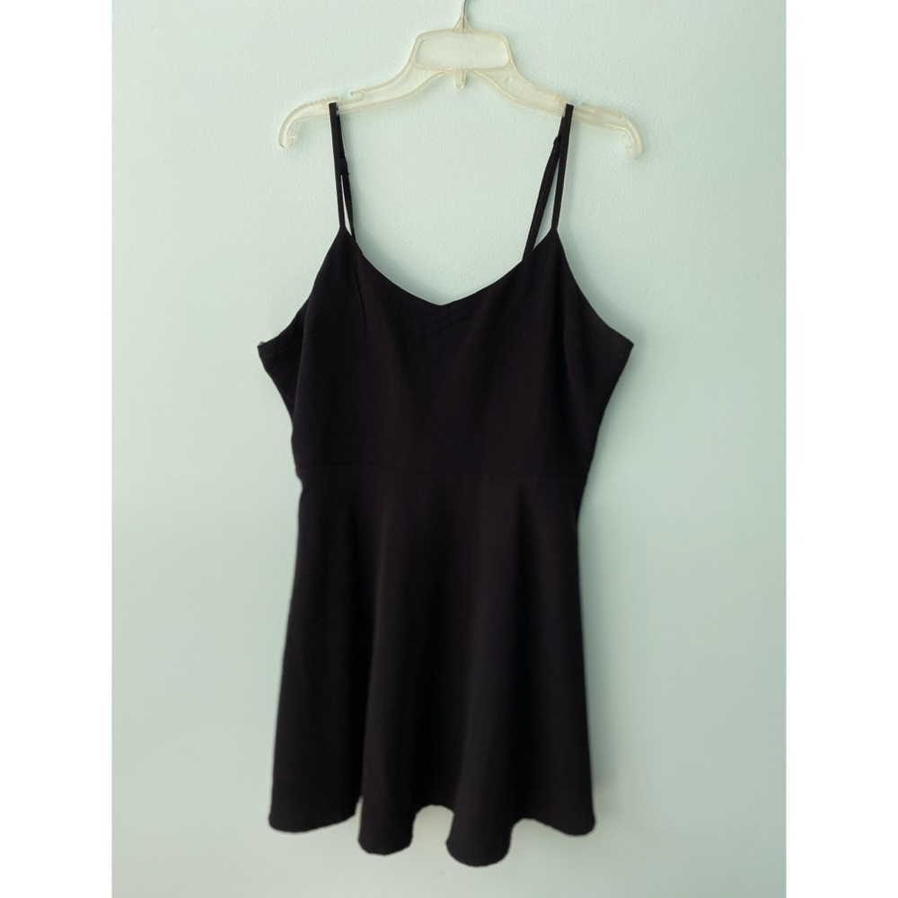Black skater dress